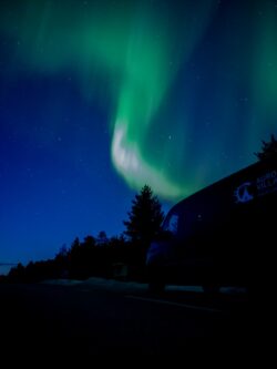 Auroratánc A lappföldi utazás csúcsa, aurora tánc.